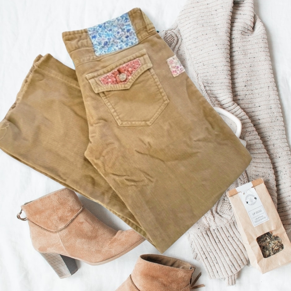 Courdory Patchwork Pants - Picture 11 of 16
